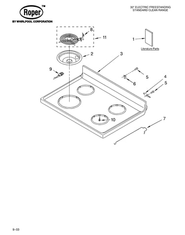 Cooktop parts