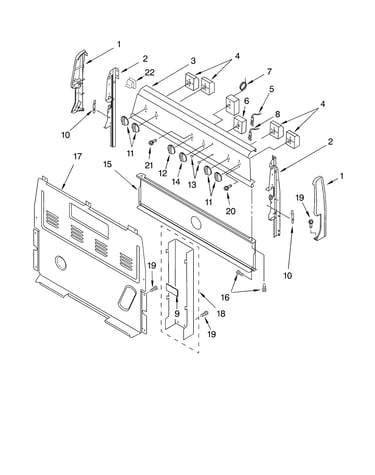 Control panel parts