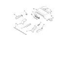 Whirlpool GBD277PDT09 top venting parts, optional parts diagram