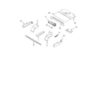 Whirlpool GBS307PDB11 top venting parts, miscellaneous parts diagram