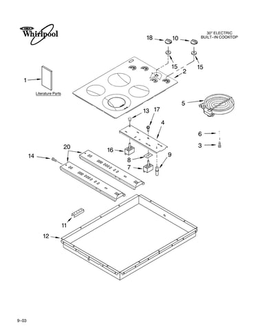 Cooktop parts