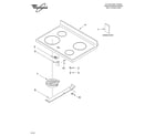 Whirlpool GR440LXMC0 cooktop parts diagram
