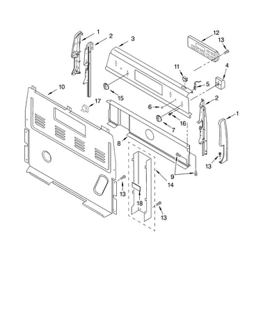 Control panel parts
