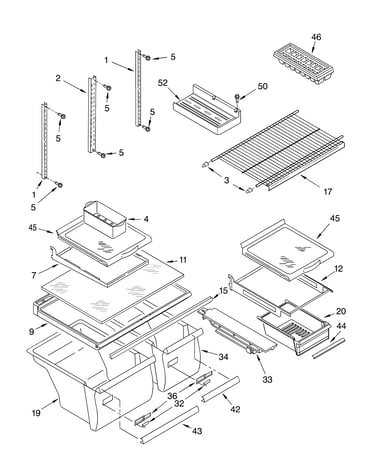 Shelf parts
