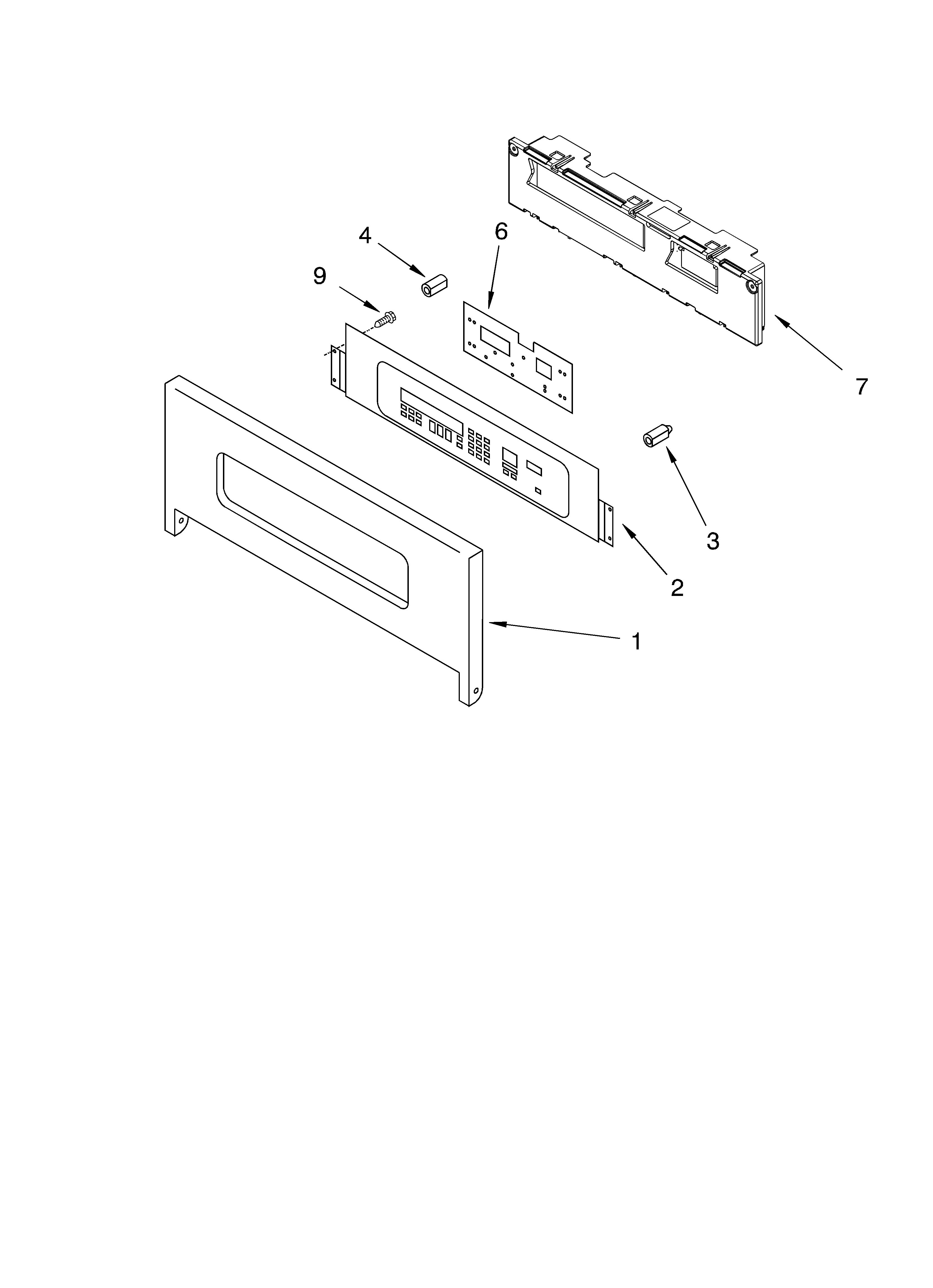 Control panel parts