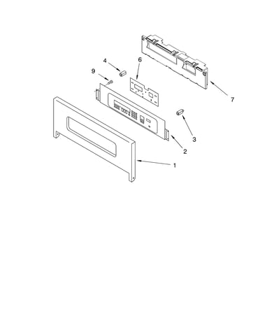 Control panel parts