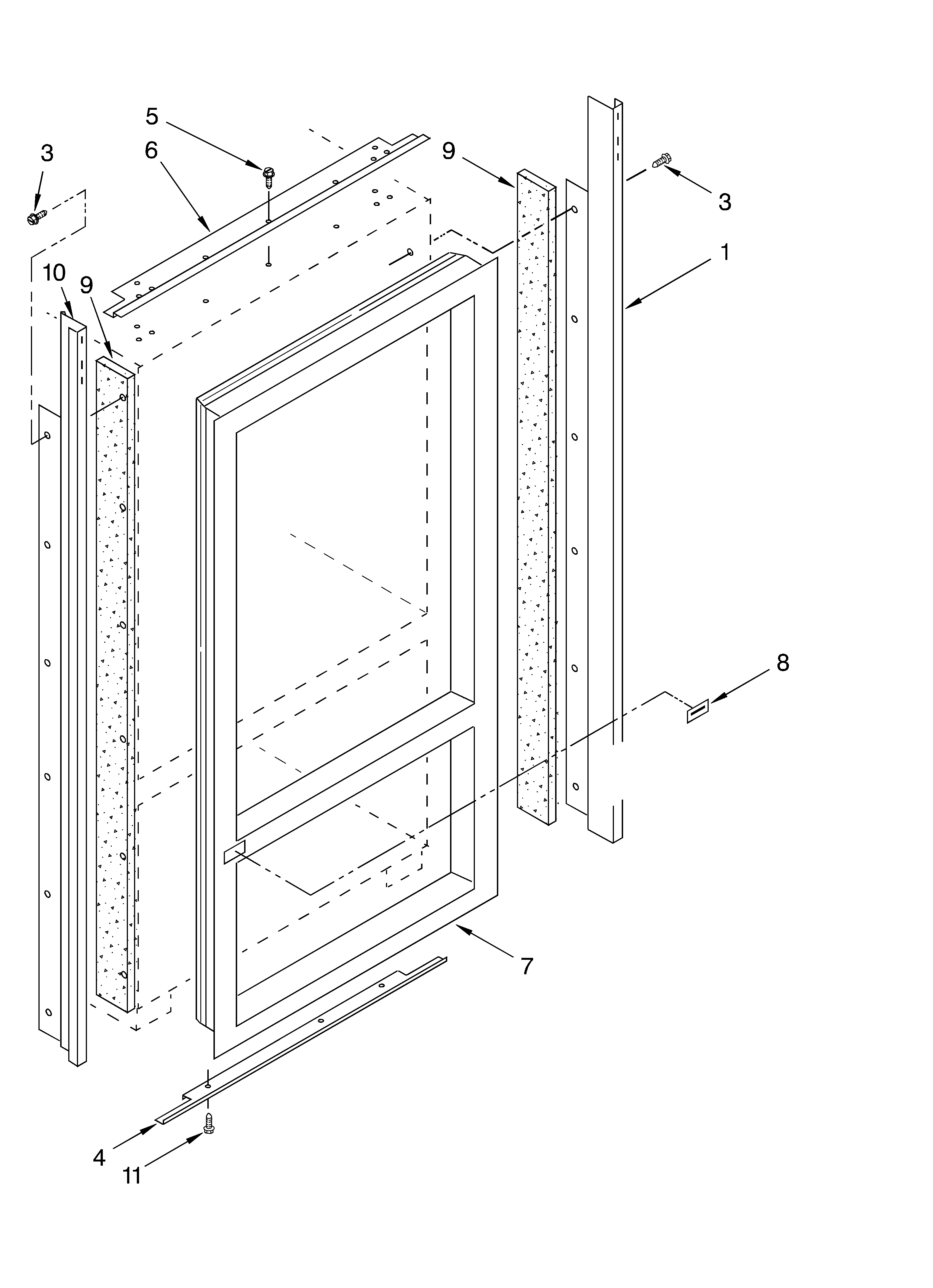 Cabinet and breaker trim parts
