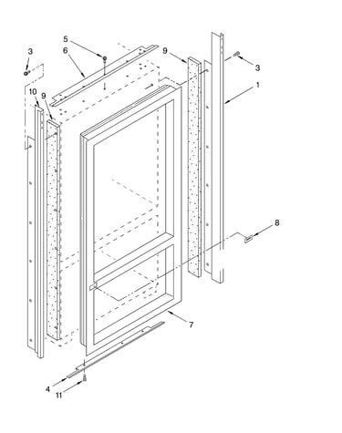 Cabinet and breaker trim parts
