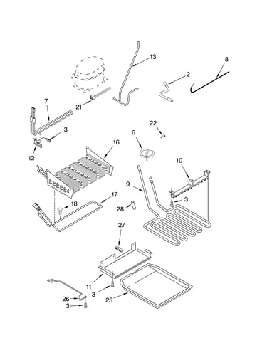 Lower unit and tube parts