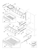 Refrigerator shelf parts