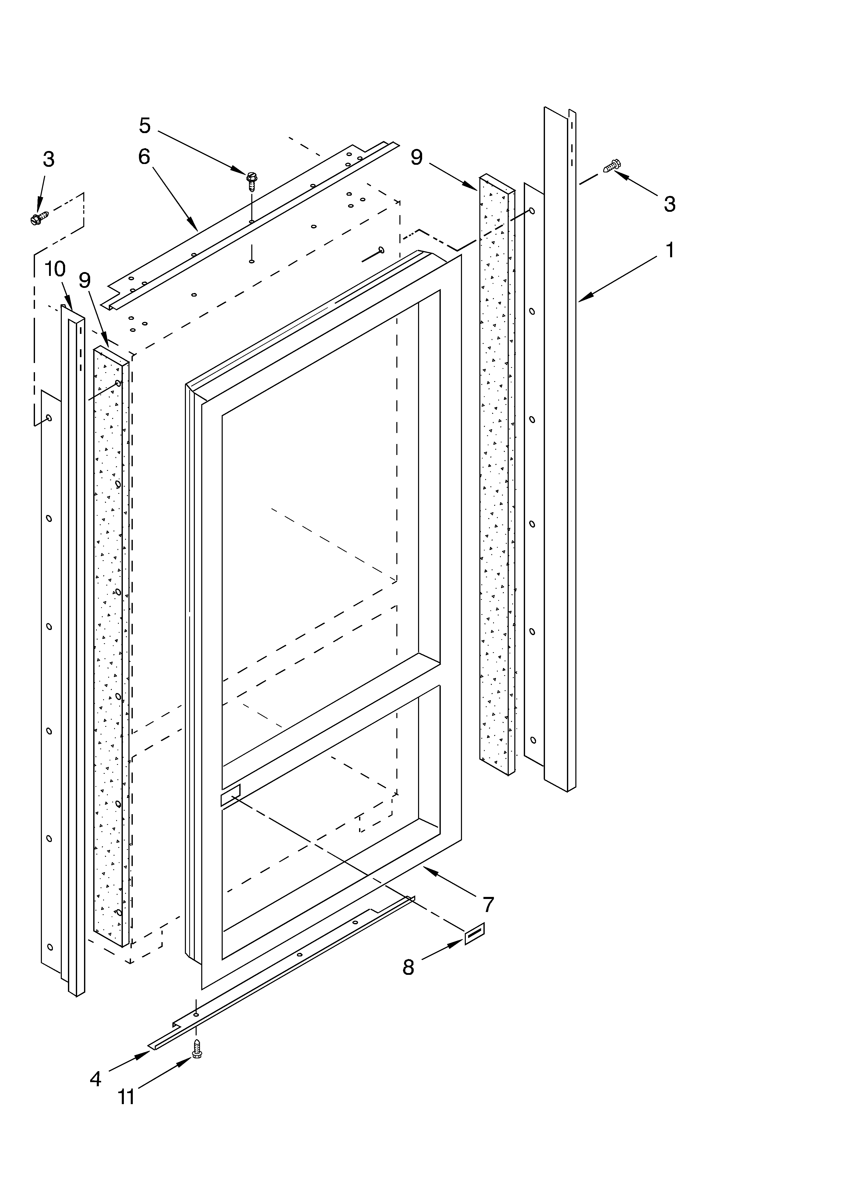 Cabinet and breaker trim parts