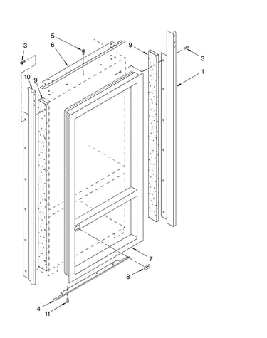 Cabinet and breaker trim parts