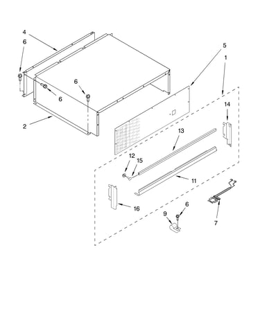 Top grille and unit cover parts
