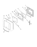 Oven door parts