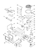 Cabinet and stirrer parts