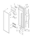 Refrigerator door parts