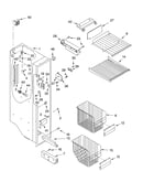 Freezer liner parts