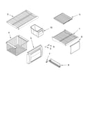 Freezer shelf parts
