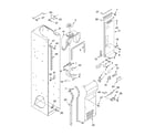 KitchenAid KSSS36FMX00 freezer liner and air flow parts diagram