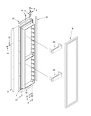 Freezer door parts