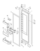 Refrigerator door parts