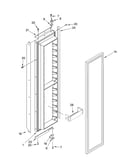 Freezer door parts