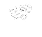Whirlpool RBD306PDB14 top venting parts, optional parts diagram