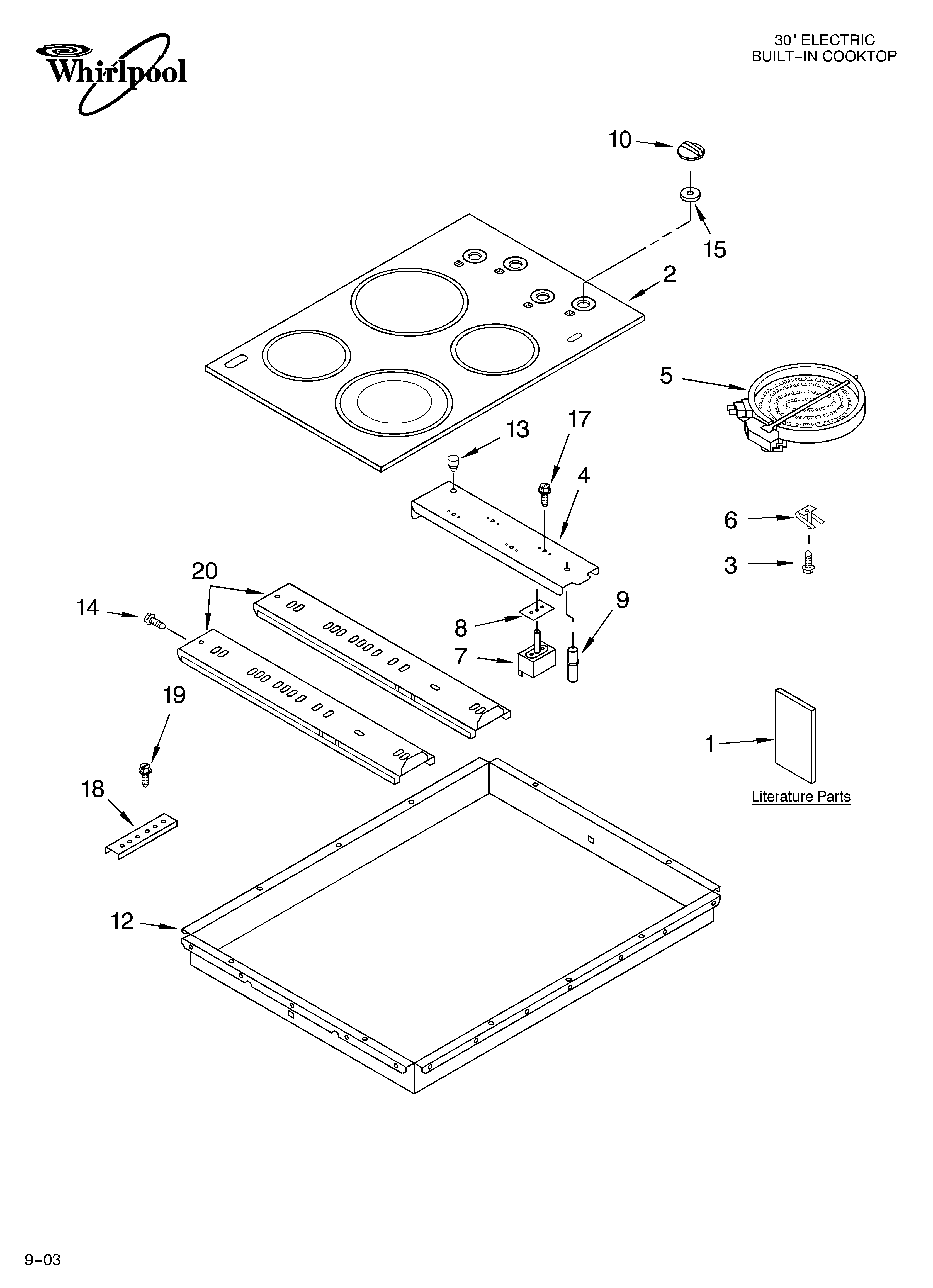 COOKTOP PARTS