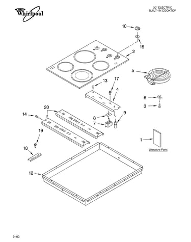 Cooktop parts
