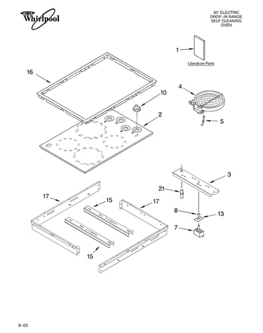 Cooktop parts