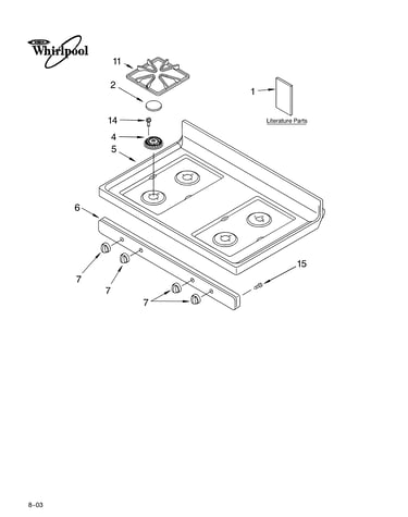 Cooktop parts
