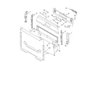 Whirlpool SF357PEMT0 control panel parts diagram