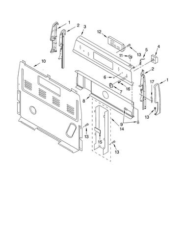 Control panel parts