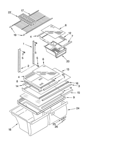 Shelf parts - optional parts