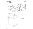 Kirkland 7MSAWX650MQ0 top and cabinet parts diagram