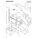 KitchenAid KEBC247KWH02 oven parts diagram