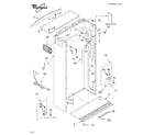 Whirlpool PVBM600LY1 cabinet parts diagram
