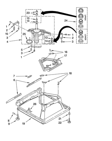 Machine base parts