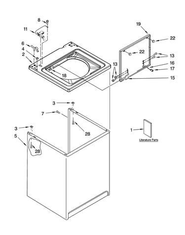 Top and cabinet parts