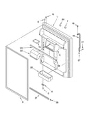 Refrigerator door parts