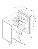 Refrigerator door parts