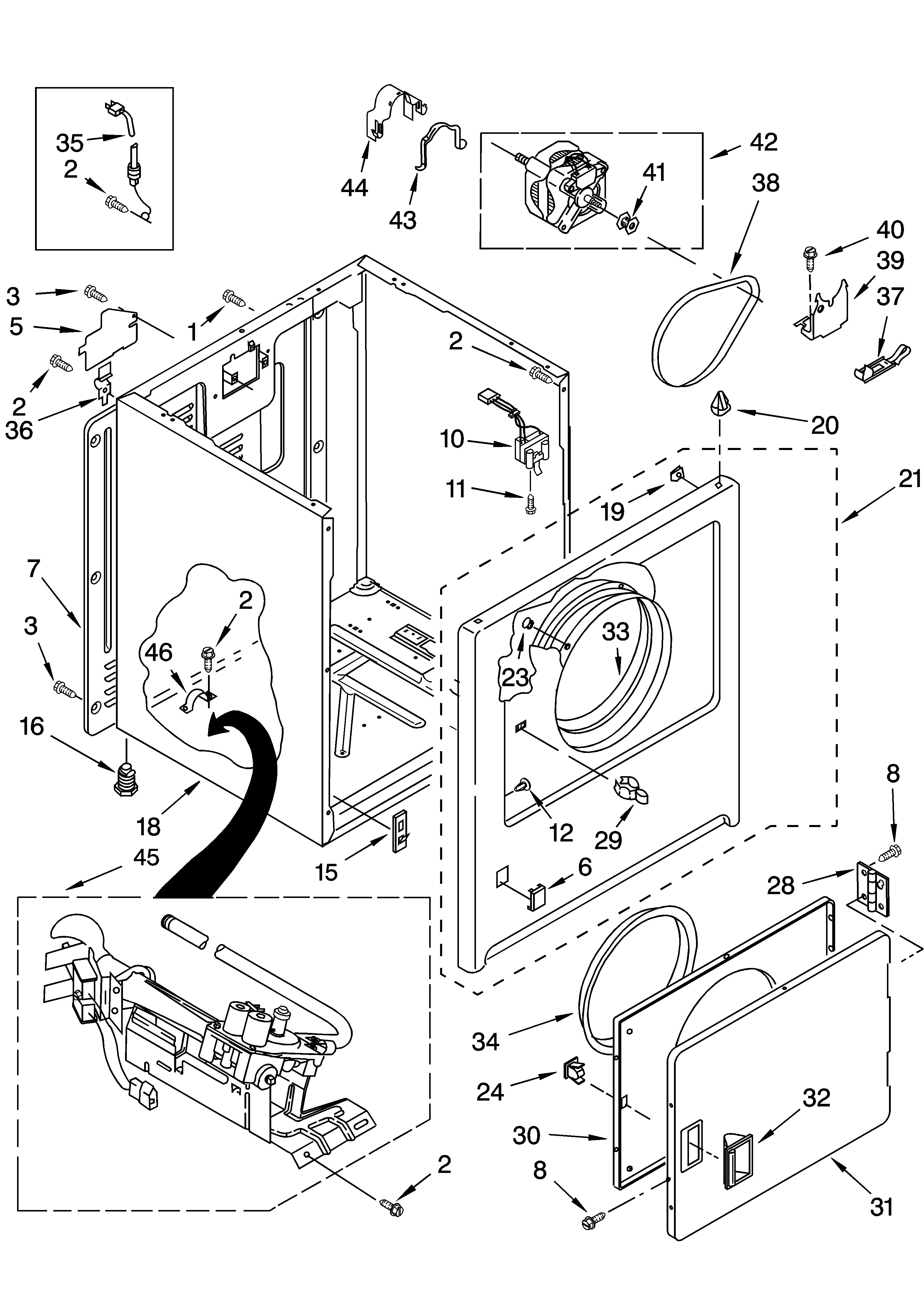 Cabinet parts