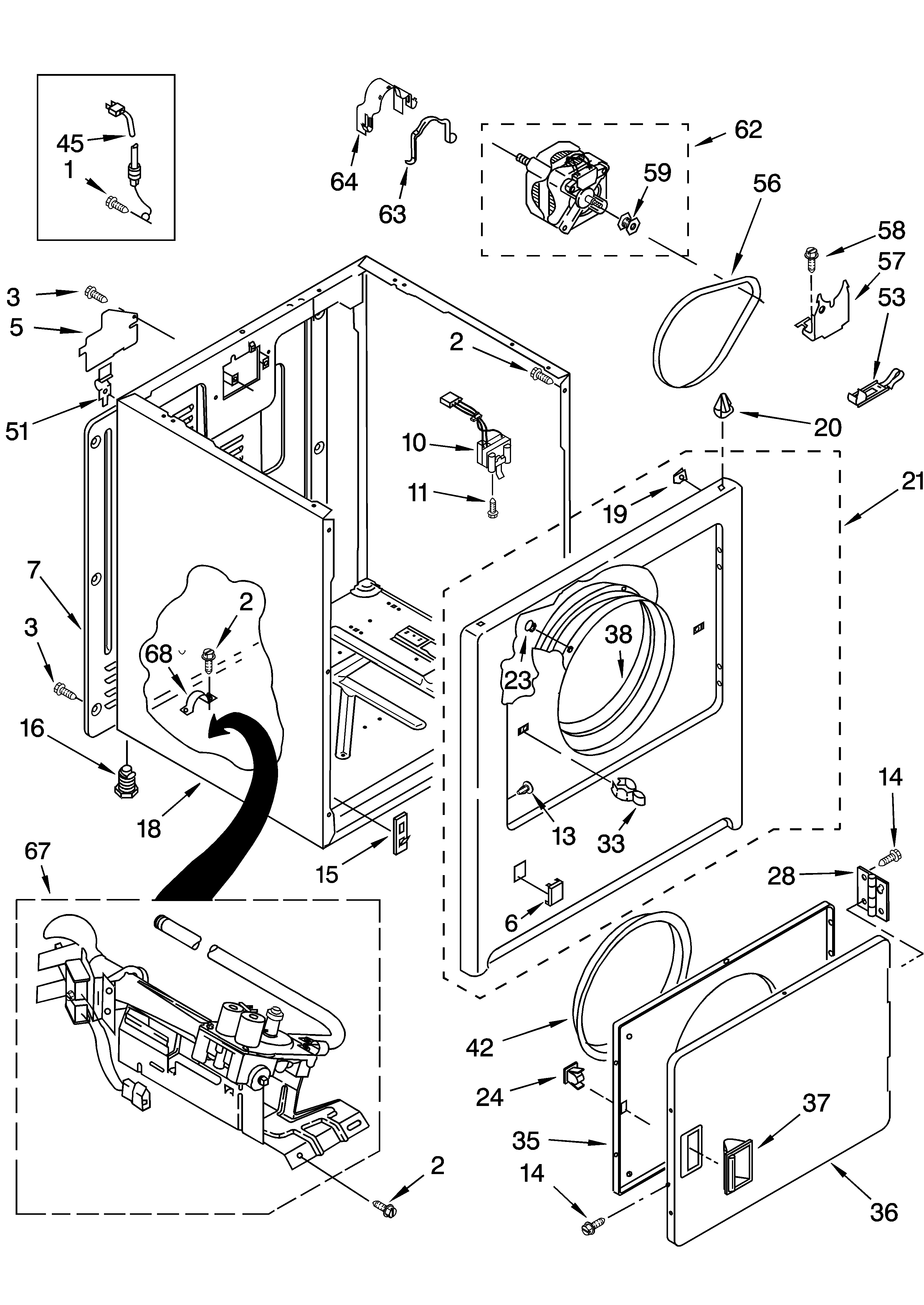 Cabinet parts
