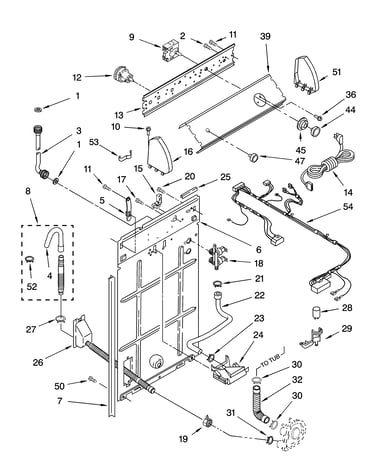 Control and rear panel parts