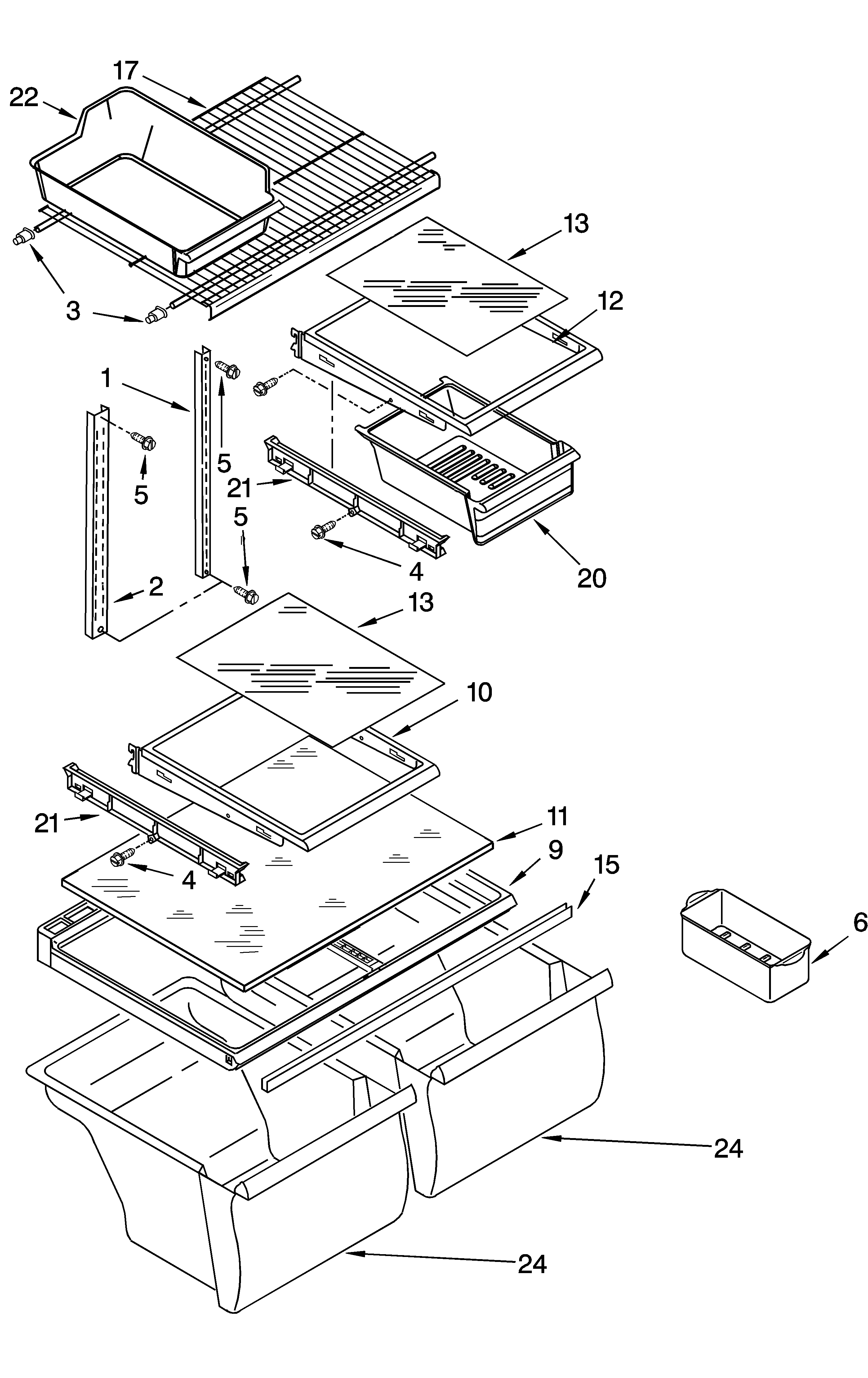 SHELF PARTS