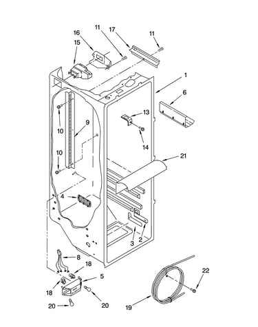 Refrigerator liner parts