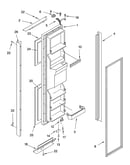 Freezer door parts