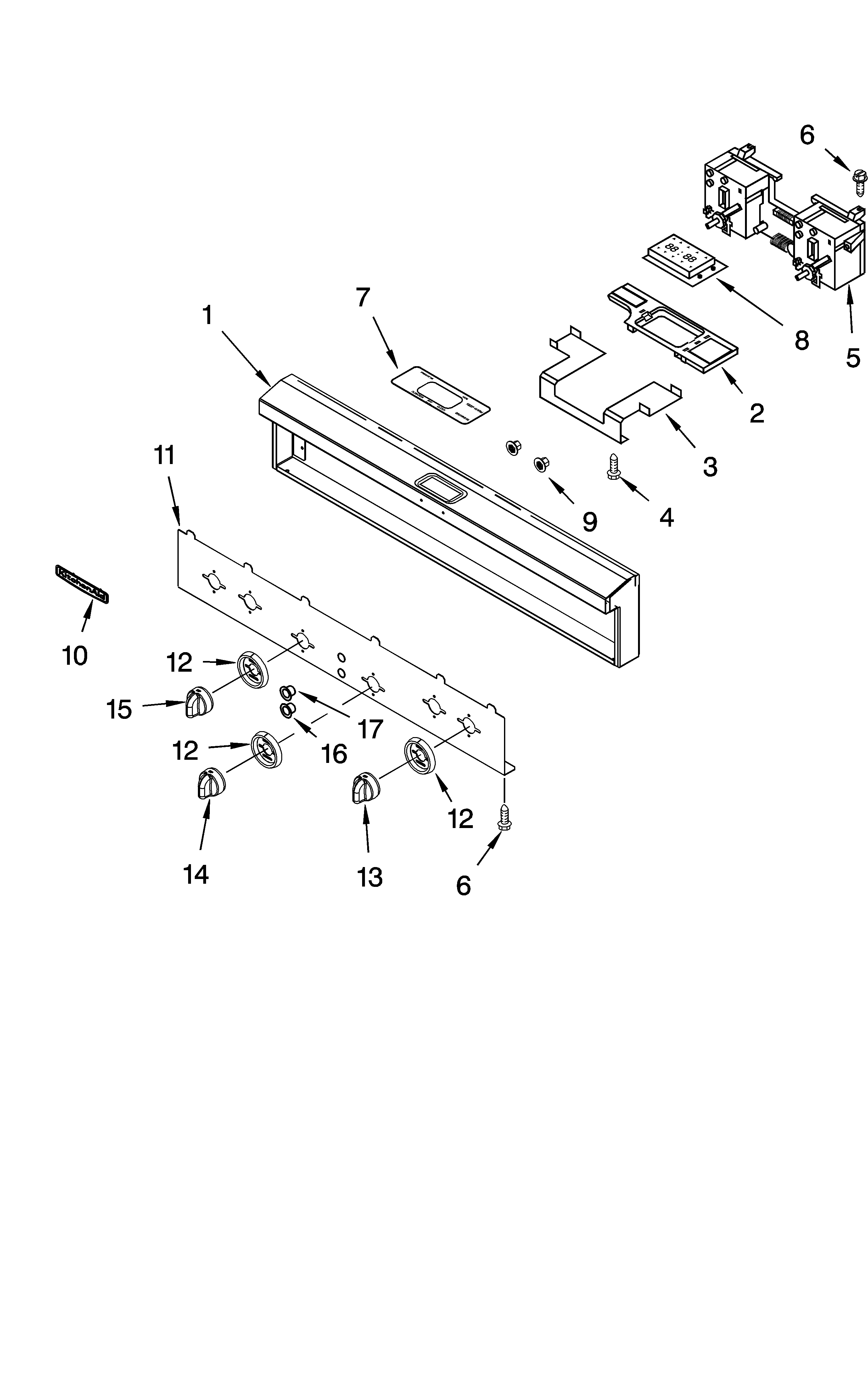 CONTROL PANEL PARTS