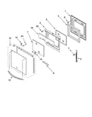 Oven door parts