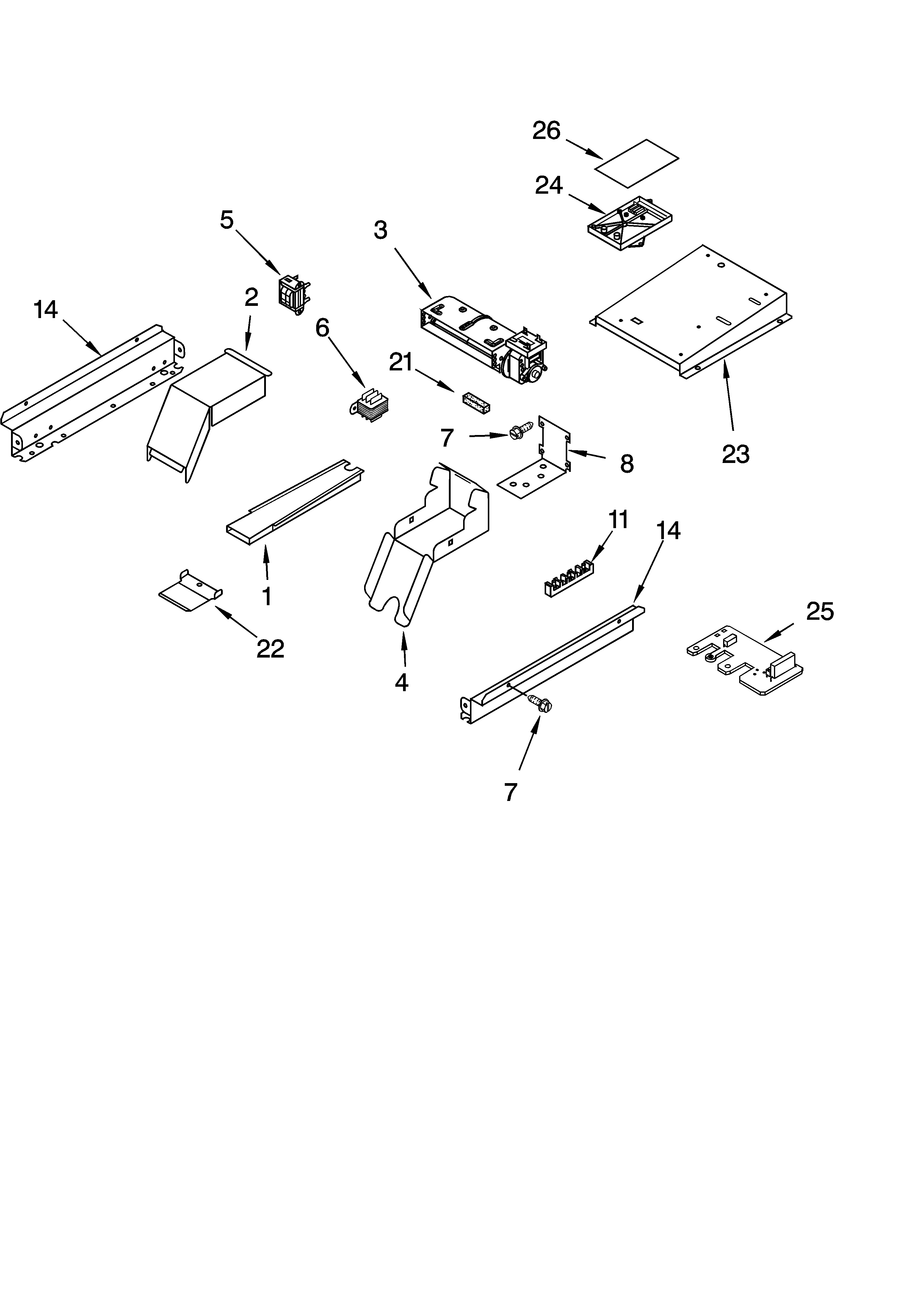 Top venting parts
